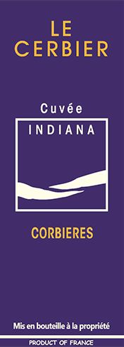 Le cerbier indiana corbières rouge
