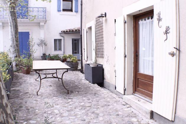 Terrasse gite fabrezan