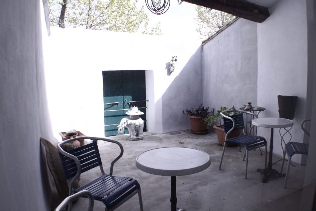 Terrasse gite fabrezan