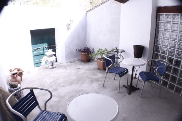 Terrasse gite fabrezan
